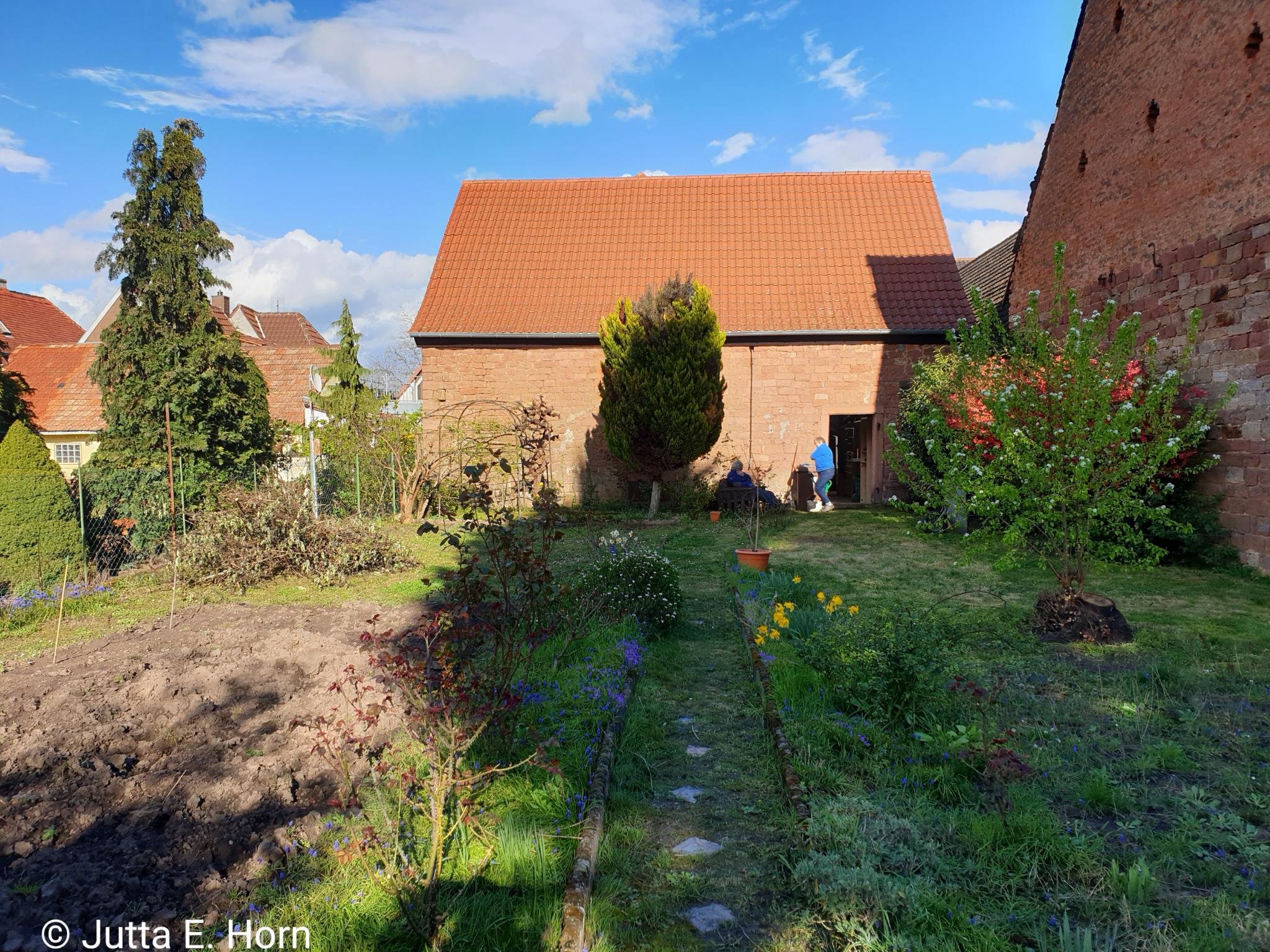 unser Garten wird richtig schön