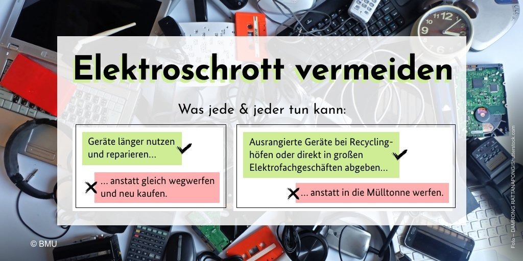 Reparieren statt wegwerfen.